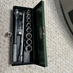 Vintage S-K Tools 1/2" Drive S/P Socket Universal Set - Picture 1 of 8