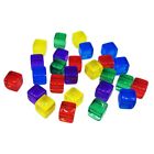 Clear Cube Colorful Square Corner Clear Dice Chess Pieces Cube Ful Square Corner