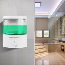 600ml Liquid Soap Dispenser Wall IR Sensor Automatic Soap Dispenser Touch-Free