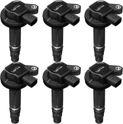 6 Pack New Set Of Ignition Coils UF553/DG520 For Ford Lincoln Mazda 3.7L 3.5L V6 - Image 1 of 4