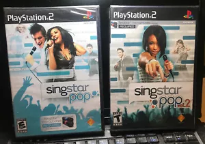 Singstar Pop & Singstar Pop 2 Brand New Sealed - Picture 1 of 3