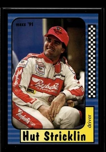 1991 Maxx #12 Hut Stricklin (NM)(RAC) - Picture 1 of 2