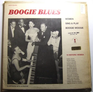 Boogie Blues ~ Women Sing Boogie Woogie 1983 LP Rosetta RR-1309 Blues 12"bi-fold - Picture 1 of 5