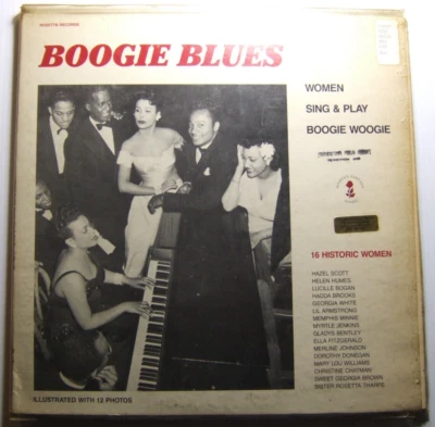 Boogie Blues ~ Women Sing Boogie Woogie 1983 LP Rosetta RR-1309 Blues 12"bi-fold - Image 1 of 4