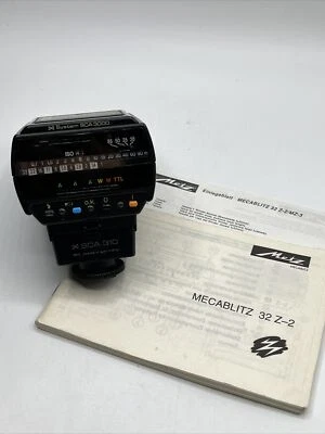 Metz mecablitz 32 Z2 – Blitz – mit SCA 310 Blitzadapter für Canon #AA9695-27 - Bild 1 von 4