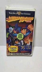 WB The Batman Superman Movie 1998 VHS Sealed/New Collectible - Picture 1 of 10