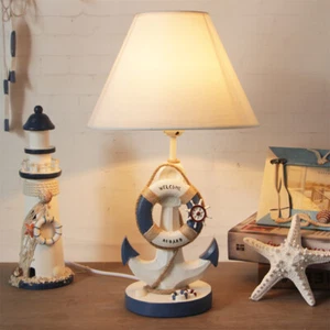 Modern Table Lamp Fixture Reading Light Rudder Desk Lamp for Kids Room Plug In - Picture 1 of 15