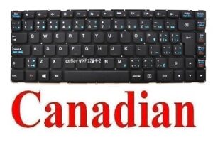 Keyboard for Lenovo ideapad 100s 100s-14IBR 500S 500s-14ISK 300s 300s-14ISK - CA