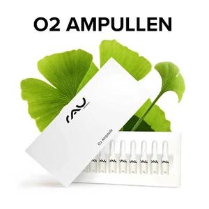 RAU O2 Ampoules 20 ml for a vital, radiant rosy complexion - Picture 1 of 8
