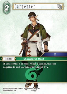 Carpenter [Dawn of Heroes] Near Mint | Final Fantasy TCG - Picture 1 of 1
