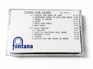 Tears For Fears The Hits 1982-1992 RARE In House Promo Cassette Tape Acetate - Picture 1 of 3