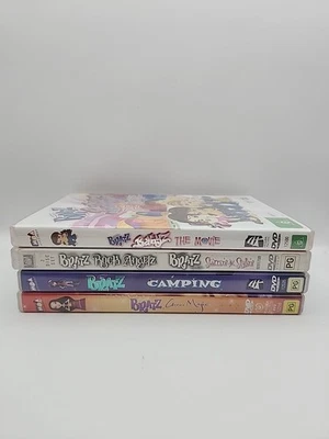 Paquete de DVD Bratz (Genie Magic, Camping, Rock Angelz + 2 más) PAL REG4 Foto 1 de 4