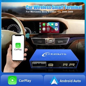 Wireless CarPlay Android Auto Box for Mercedes Benz S-Class CL W221 2006-2009 - Picture 1 of 22