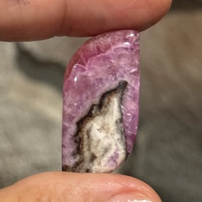 33.7ct 31x15.5x7mm Picture Like Smooth Pink Cobalt Calcite Cabochon Gemstone - Image 1 of 4