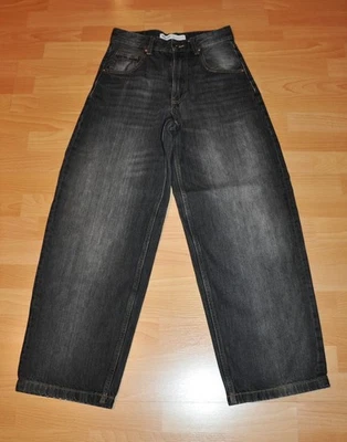 BERSHKA Herren Jungen Baggy Jeans, Gr. 34, anthrazit, Topzustand - Bild 1 von 4