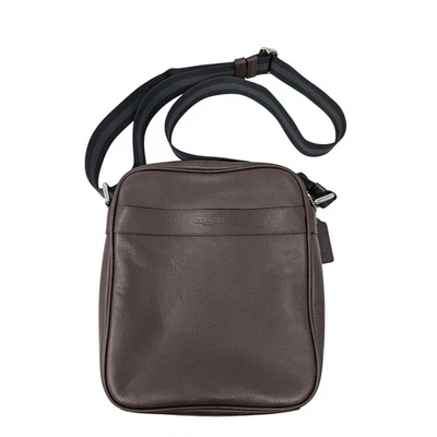 Coach Charles Flight Bag Brown Calf Leather F54782 Shoulder Crossbody Busine - Image 1 of 4