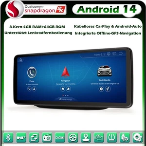 Radio Coche 12.3" Android 14 128GB GPS DAB+Wifi para Mercedes Clase B W246 NTG 4.5 - Imagen 1 de 23