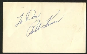 Ralph Kiner d2014 signed autograph Baseball HOF 3x5 Index Card PSA MC190 - Picture 1 of 2