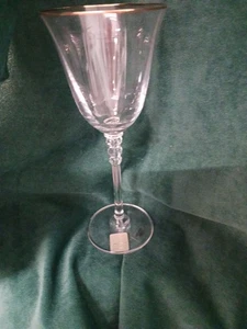 Copa de vino Mikasa Sonata cristal dorado *NUEVA*con pegatina-auténtica. Distribuidor Inv. - Imagen 1 de 5
