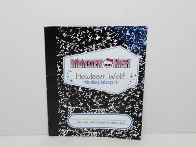 Monster High Howleen Wolf Sister Pack Primera Ola Diario Diario Libro Foto 1 de 2