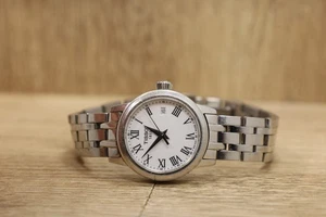 Orologio Tissot Donna Quarzo Svizzero Quadrante Bianco 28mm Acciaio T129210A Nuovo Bat 6,5" - Foto 1 di 6