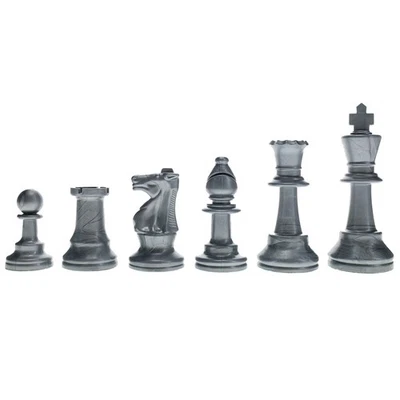 WE Games Color Bright Plastic Staunton Tournament Chess Pieces with 3.75 in. - Image 1 of 4