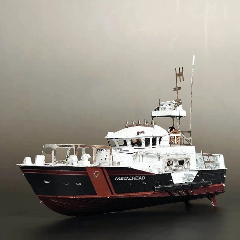 Yate Metal Montaje Modelo 3D Puzzle Pieza Juguete Exhibición Artículo Regalo Foto 1 de 4