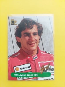Ayrton Senna F1 Grid Formula One 1992 Card Excellent Condition Brazil Rare - Picture 1 of 4
