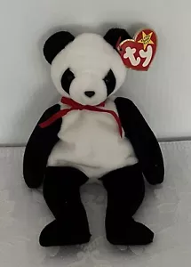 TY Beanie Baby • FORTUNE l'orso panda • 6 dicembre 1997 • Nuovo con etichette - Foto 1 di 5