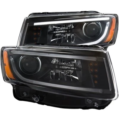 Faros proyectores ANZO para Jeep Grand Cherokee 2014-2015 con diseño estilo tablón Foto 1 de 4