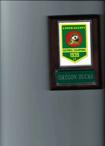 OREGON DUCKS CHAMPIONS PLAQUE BASKETBALL NCAA NATIONAL CHAMPS Cover