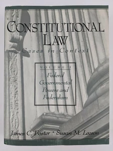 Constitutional Law Cases in Context Volume 1 Federal Governmental Powers and Fed - Imagen 1 de 10