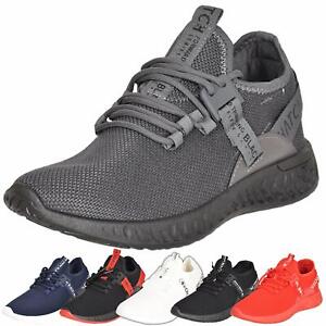 Crosshatch Trainers Lace Up Sports Sneaker Running Walking Gym Shoes UK Sizes