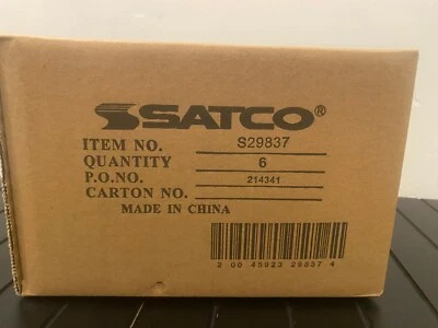 Satco S29837 Solid State LED Light Bulb (Pack of 6), Frosted Finish, 120 Volt... - Image 1 of 2