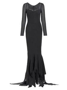 $5995 Dolce & Gabbana Women's Stretch Silk Gown Maxi Dress Grey Size 42 / US 6 - Picture 1 of 5