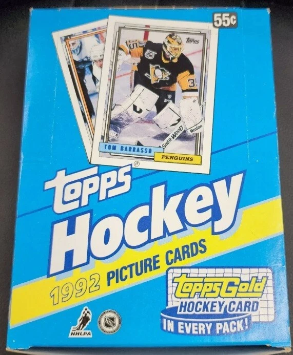 1992-93 Topps Hockey Base and Gold Parallel Card Singles (#264-529) - Image 1 of 1