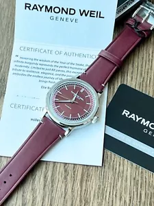 Reloj RAYMOND WIL Millesime Automático Hombre Borgoña Infinita Limitado 88 un. - Imagen 1 de 12