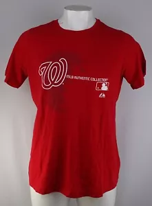 Washington Nationals MLB Majestic Men's Big and Tall Red T-Shirt - Picture 1 of 5
