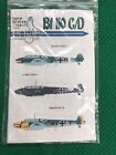 EagleCals Decals (EC#119) Bf 110 C/D Airplane, 1/32 Scale, WWII Era, New