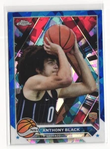2023-24 Topps Chrome Sapphire Anthony Black Rookie RC No. 186 - Picture 1 of 2