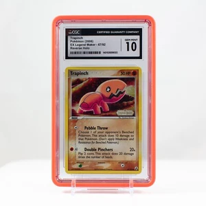 2005 Pokemon Trapinch Reverse Holo EX Legend Maker 67 - CGC Gem Mint 10 - Picture 1 of 4