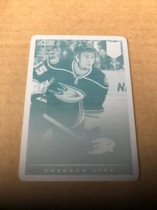 2013-14 Score Printing Plates Cyan #639 Emerson Etem RC 1/1 - Picture 1 of 2