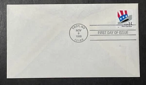 US FDC # 3266 Uncle Sam's Hat "H"; Coil Square Corners; Unaddressed; - Picture 1 of 1