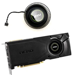 MSI Geforce RTX 2070 2080 Ti SUPER AERO Graphics card Turbo Fan Replacement TD06 - Picture 1 of 4