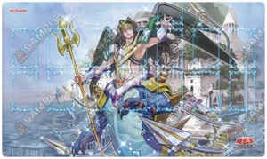 Yugioh Playmat Yu-Gi-Oh! Neptabyss The Royal Mermail - Foto 1 di 3