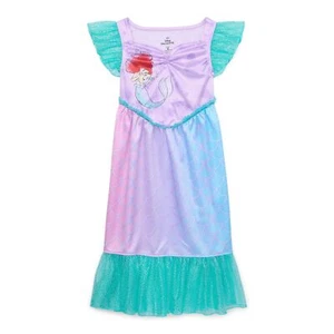 Disney Toddler Girl's Ariel and Flounder Little Mermaid Nightgown, Gown - Picture 1 of 3