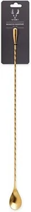 Viski Muddler Barspoon Swizzling & Stirring ~ Stainless Steel 40cm - Gold - Picture 1 of 5