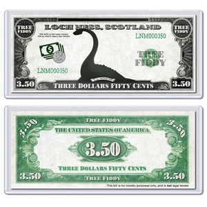 South Park Loch Ness Monster Tree Fiddy Novelty Collectible Dollar with Case - Picture 1 of 4