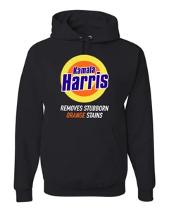 Sudadera con Capucha Kamala Harris Divertida Elimina Manchas Naranja Obstinadas Parodia - Imagen 1 de 11