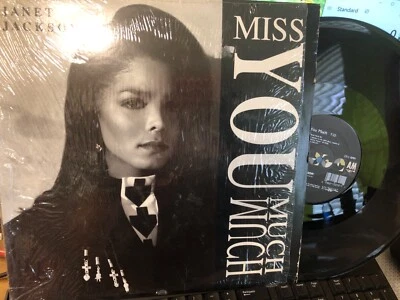 JANET JACKSON Miss You Much 12" Singles, 1989, A&M Records, Dance C1 — 第 1/2 张图片